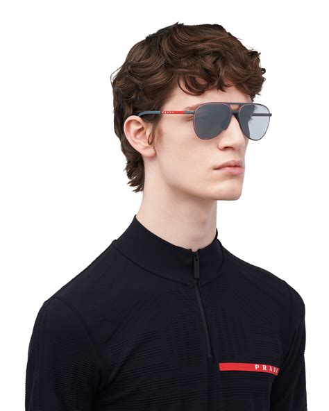 prada rossa sunglasses men|prada linea rossa sunglasses price.